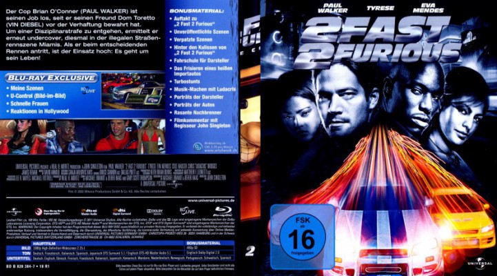 poster Fast & Furious 2 - 2 Fast 2 Furious  (2003)